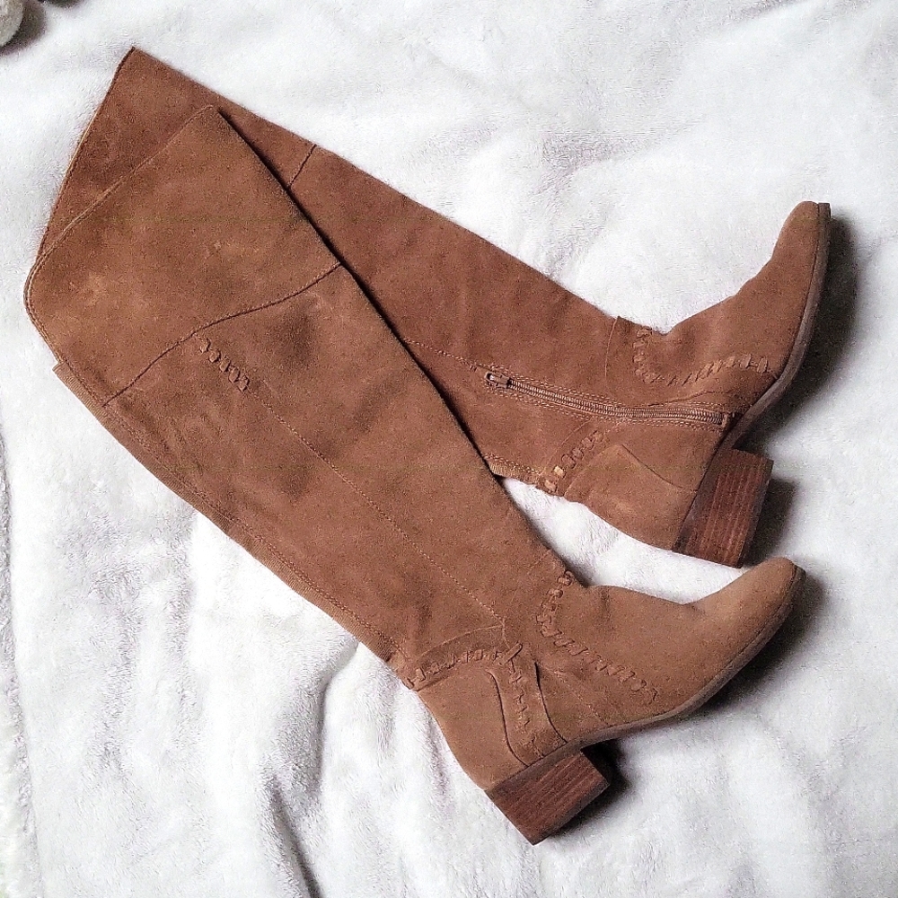 COPY - Vince Camuto - Over The Knee Boot | Size 7.5 | Tan Suede